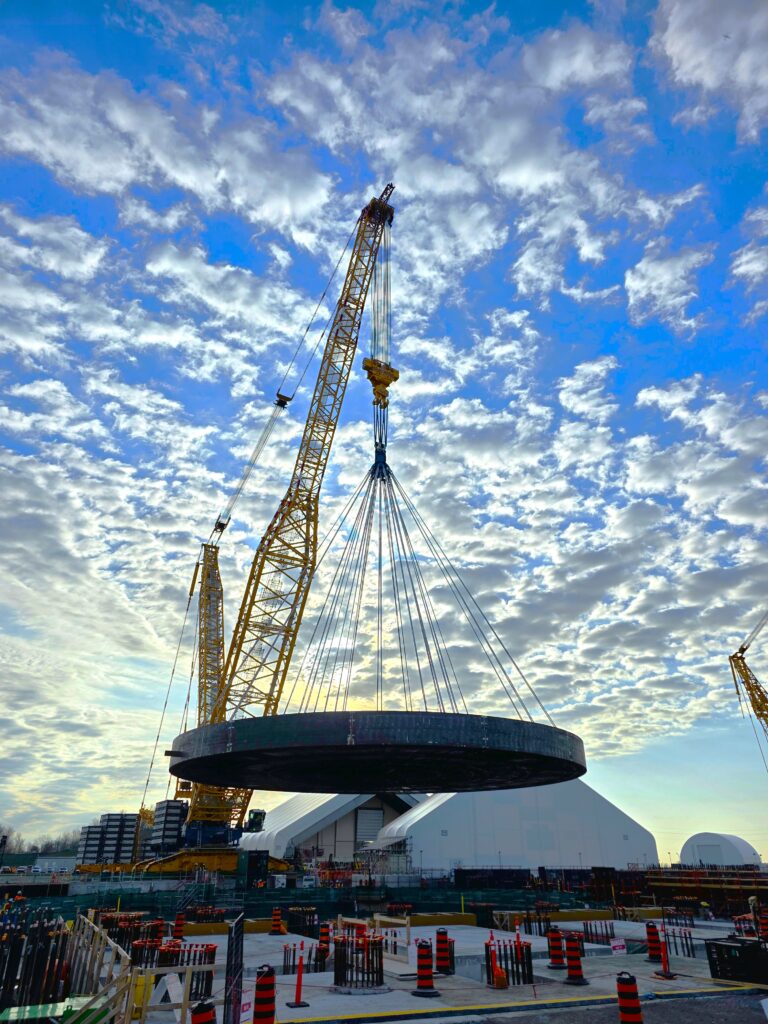 A Crane at the construction site of DNNP